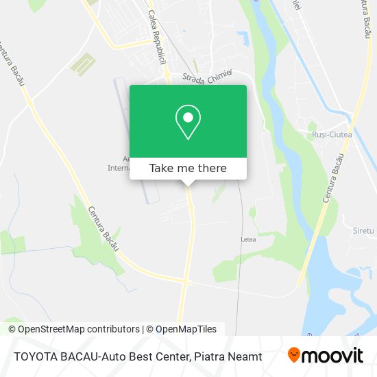 TOYOTA BACAU-Auto Best Center map