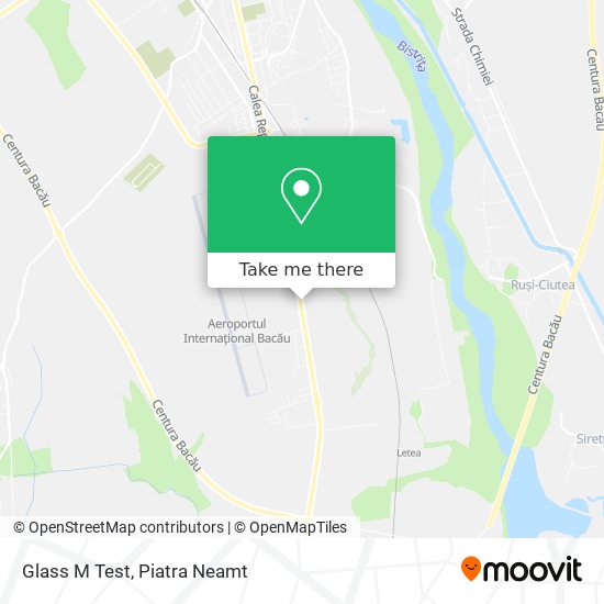 Glass M Test map