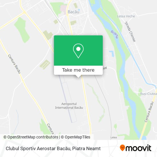 Clubul Sportiv Aerostar Bacău map