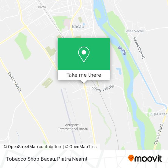 Tobacco Shop Bacau map