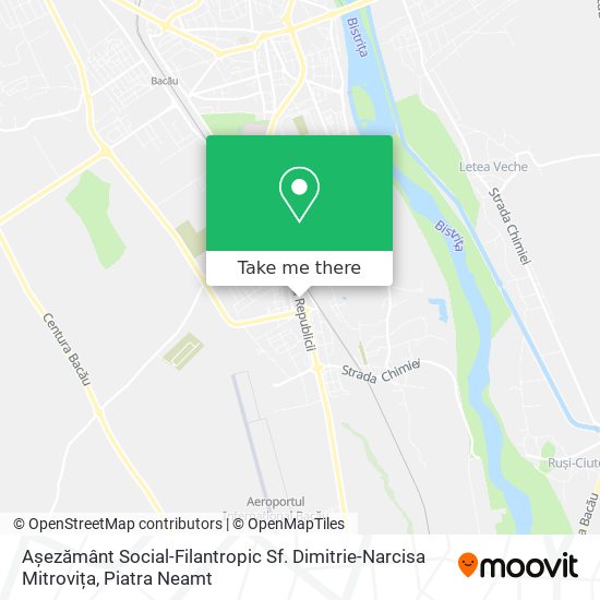 Așezământ Social-Filantropic Sf. Dimitrie-Narcisa Mitrovița map
