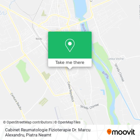 Cabinet Reumatologie Fizioterapie Dr. Marcu Alexandru map