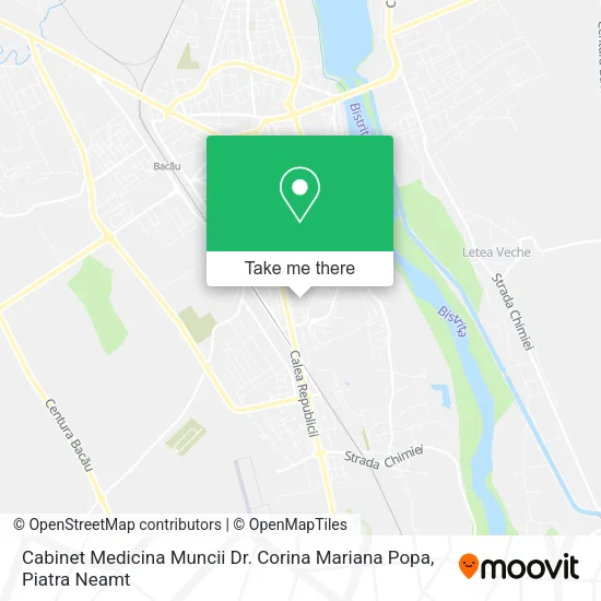Cabinet Medicina Muncii Dr. Corina Mariana Popa map
