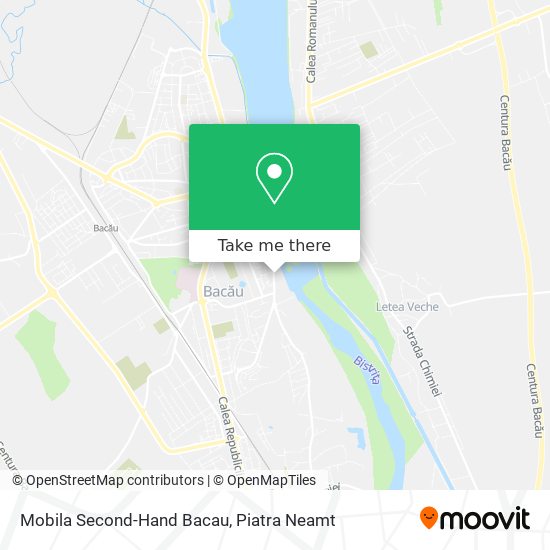 Mobila Second-Hand Bacau map