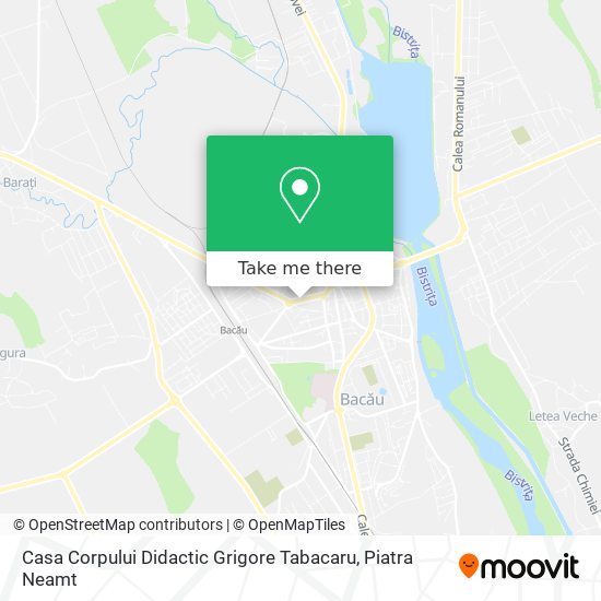 Casa Corpului Didactic Grigore Tabacaru map