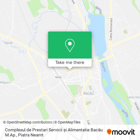 Complexul de Prestari Servicii și Alimentatie Bacău M.Ap. map