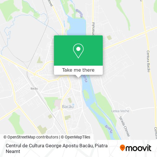 Centrul de Cultura George Apostu Bacău map