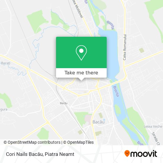 Cori Nails Bacău map