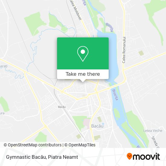 Gymnastic Bacău map