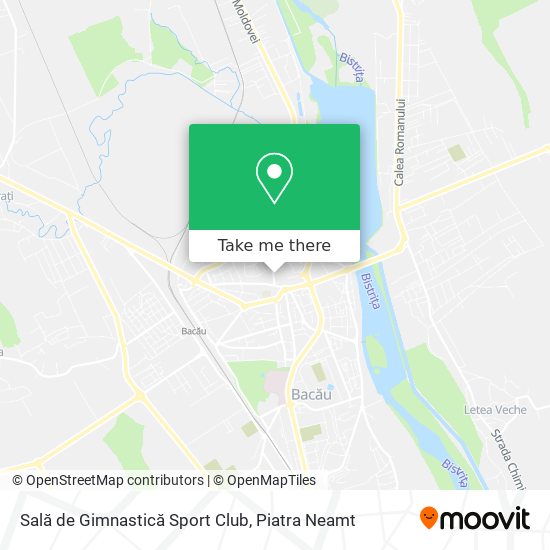 Sală de Gimnastică Sport Club map