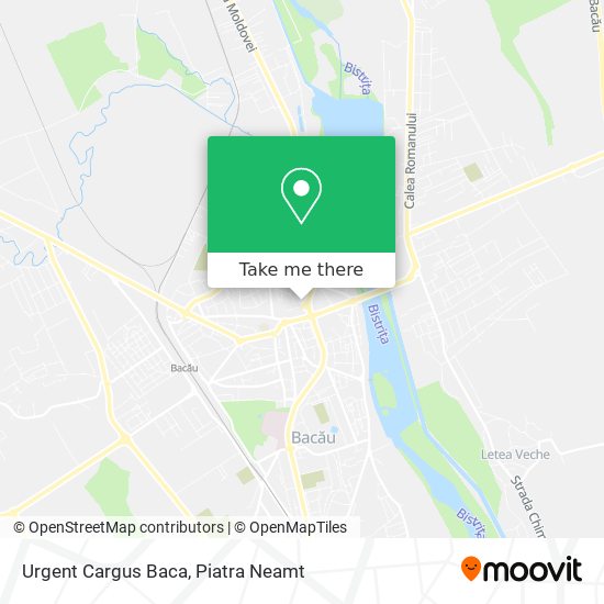 Urgent Cargus Baca map