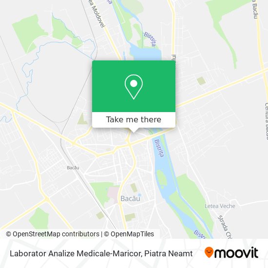Laborator Analize Medicale-Maricor map