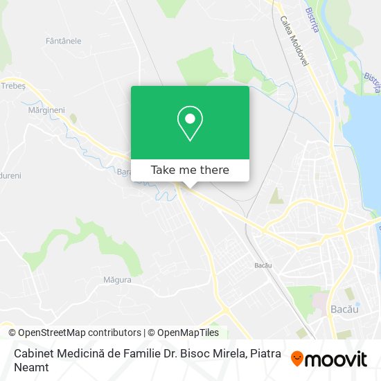 Cabinet Medicină de Familie Dr. Bisoc Mirela map