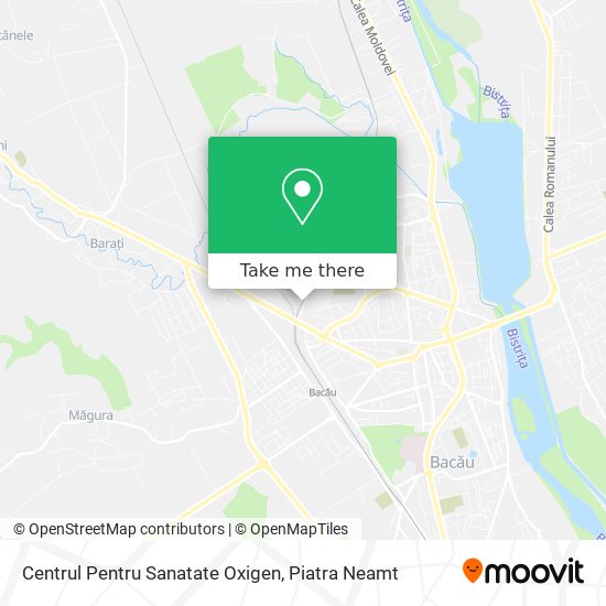 Centrul Pentru Sanatate Oxigen map
