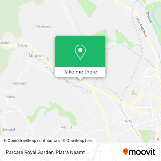 Parcare Royal Garden map