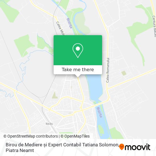 Birou de Mediere și Expert Contabil Tatiana Solomon map