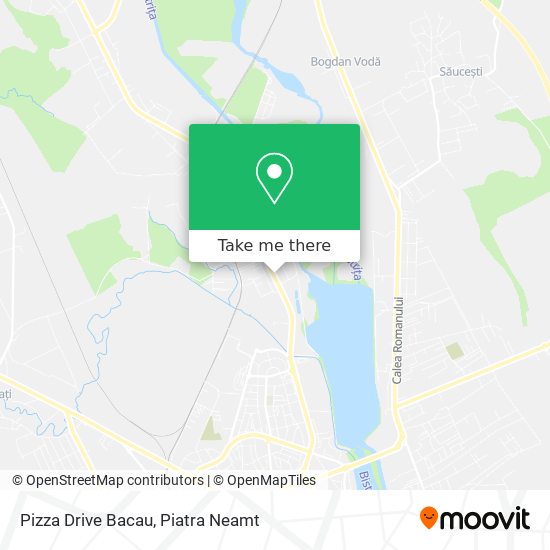 Pizza Drive Bacau map