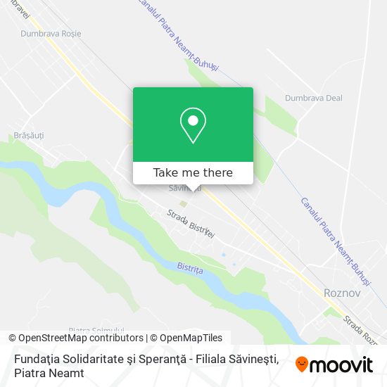 Fundaţia Solidaritate şi Speranţă - Filiala Săvineşti map