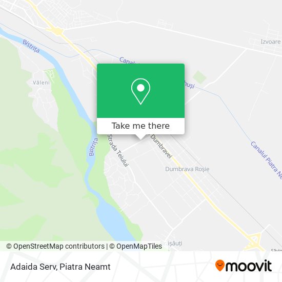 Adaida Serv map