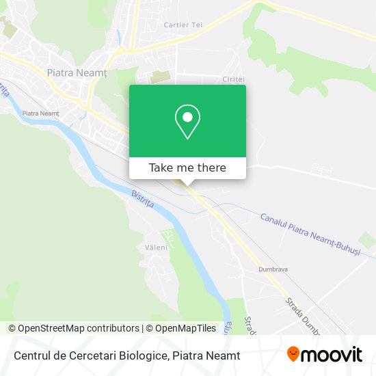 Centrul de Cercetari Biologice map