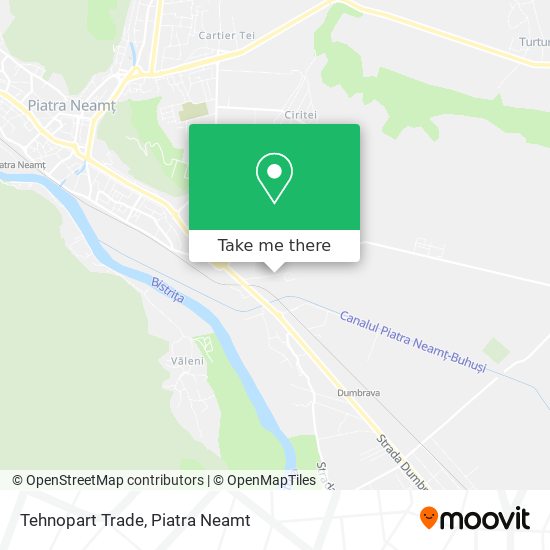 Tehnopart Trade map