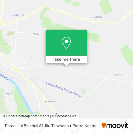 Paraclisul Bisericii Sf. Ilie Tesviteanu map