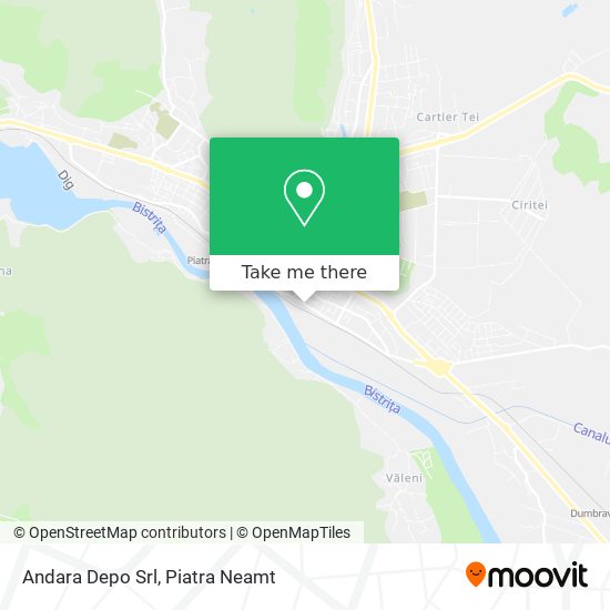 Andara Depo Srl map