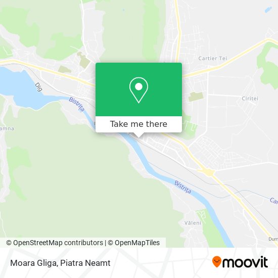 Moara Gliga map