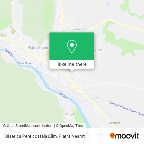 Biserica Penticostala Elim map