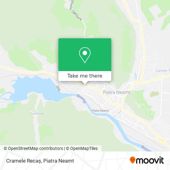 Cramele Recaș map