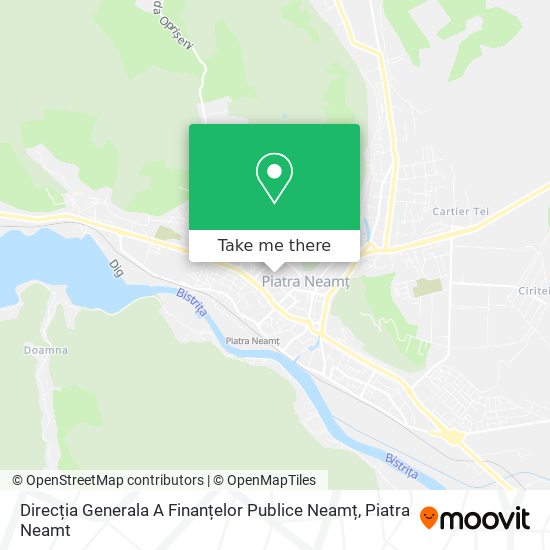 Direcția Generala A Finanțelor Publice Neamț map