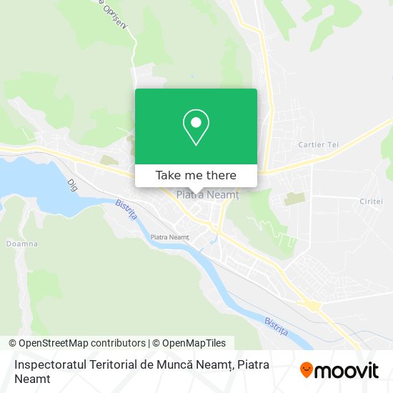 Inspectoratul Teritorial de Muncă Neamț map