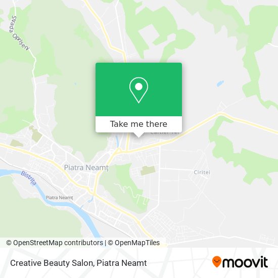 Creative Beauty Salon map