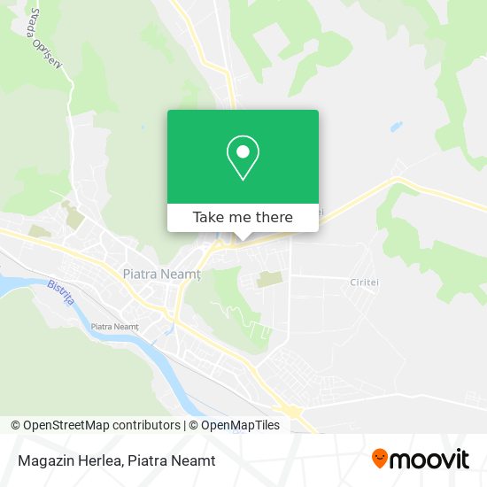 Magazin Herlea map
