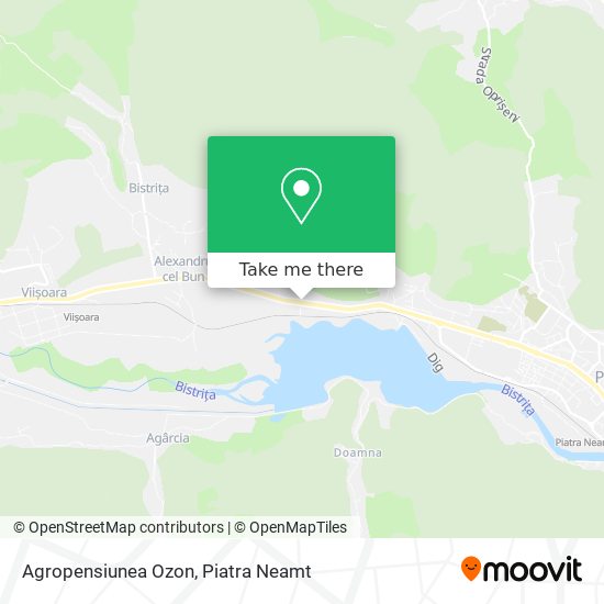 Agropensiunea Ozon map