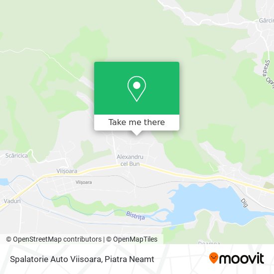 Spalatorie Auto Viisoara map