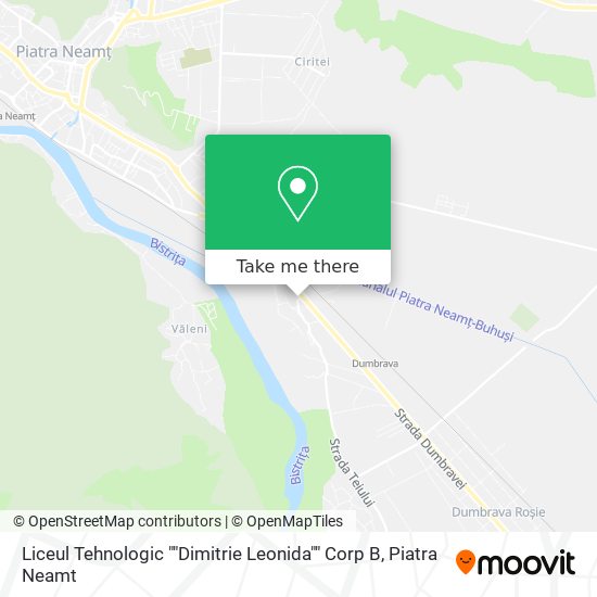 Liceul Tehnologic ""Dimitrie Leonida"" Corp B map