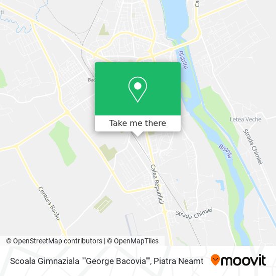 Scoala Gimnaziala ""George Bacovia"" map