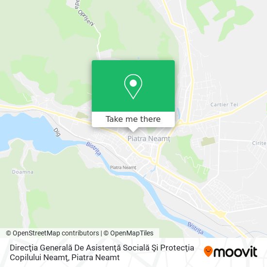 Direcţia Generală De Asistenţă Socială Şi Protecţia Copilului Neamţ map