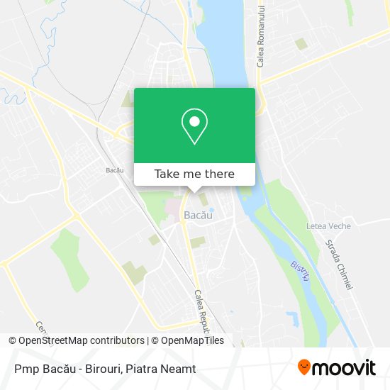 Pmp Bacău - Birouri map