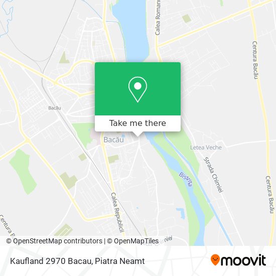 Kaufland 2970 Bacau map