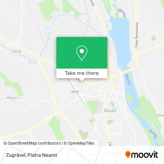 Zugrăvel map