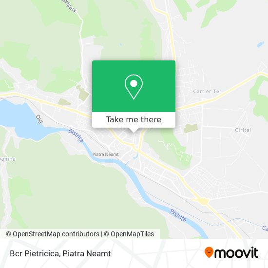 Bcr Pietricica map