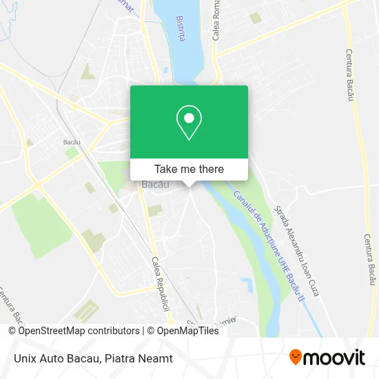 Unix Auto Bacau map