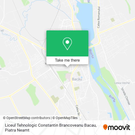 Liceul Tehnologic Constantin Brancoveanu Bacau map