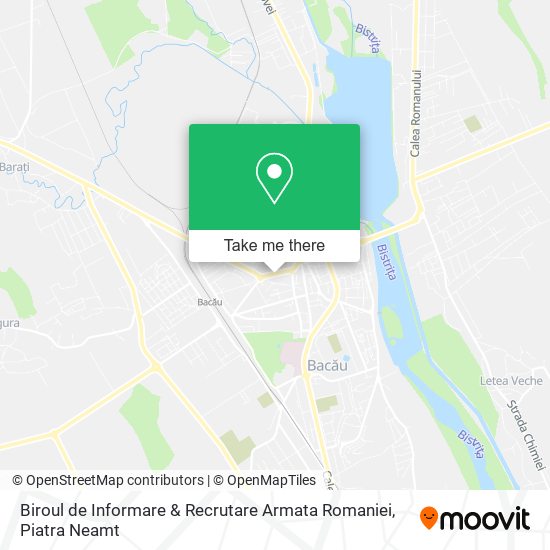 Biroul de Informare & Recrutare Armata Romaniei map