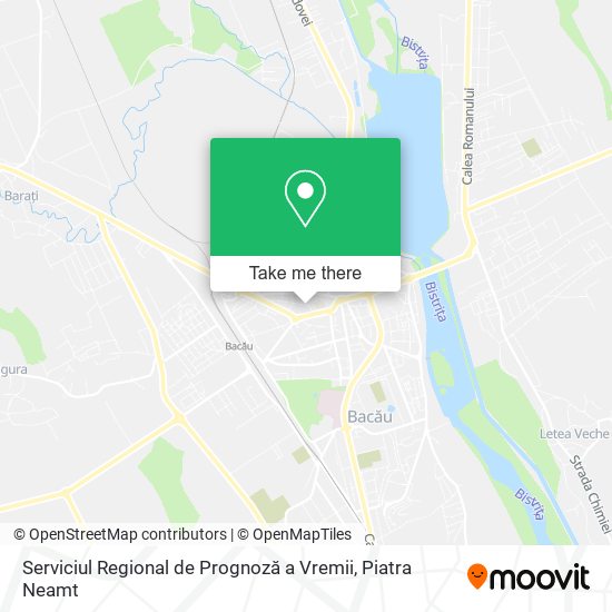 Serviciul Regional de Prognoză a Vremii map
