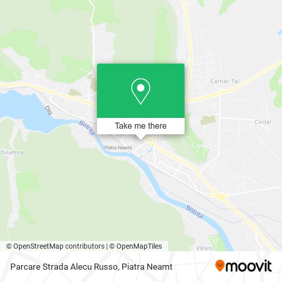 Parcare Strada Alecu Russo map