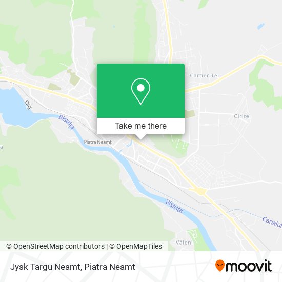 Jysk Targu Neamt map