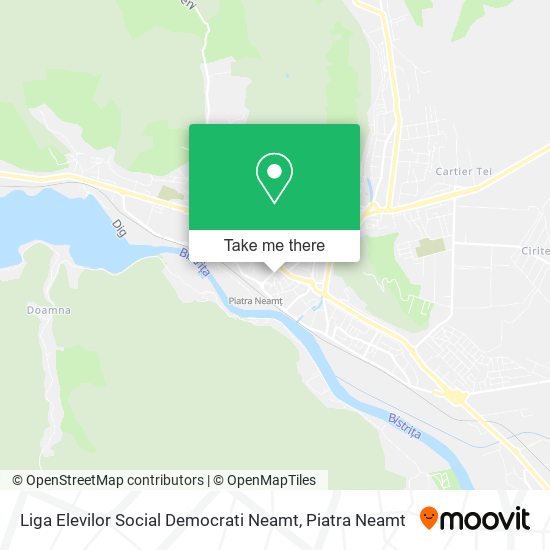 Liga Elevilor Social Democrati Neamt map